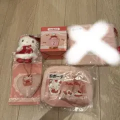 限定値下げ！一番くじハローキティ ぬいぐるみポーチ小物入れバックチャーム