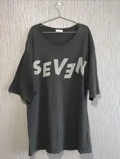 SEVEN グレー オーバーサイズ Tシャツ