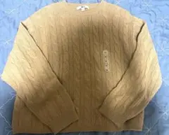 UNIQLO C カシミヤケーブルクルーネックショートセーター