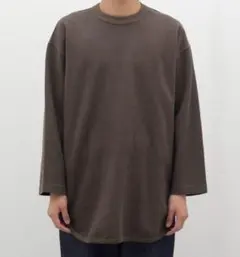 美品 blurhms サーマル ベースボールT ブラウン サイズ3 ブラームスのサムネイル