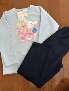 【新品未使用】シナモロール 裏起毛パジャマ 140 サンリオ シナモン