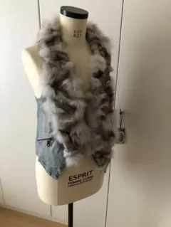 ファーベスト　ジレ　毛皮　リアルファーベスト　zara