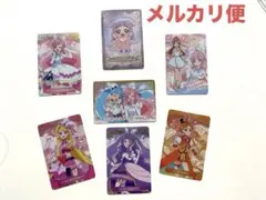 プリキュア　キラキラカードグミ、7枚セット