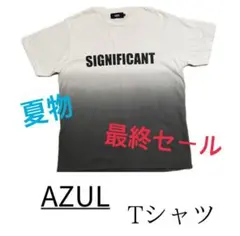 AZUL SIGNIFICANT グラデーション Tシャツ
