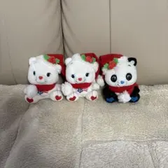 CareBears クリスマス ぬいぐるみマスコット 3個セット