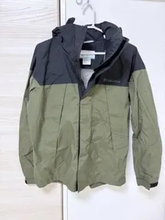 Columbia フード付きジャケット オリーブグリーン/ブラック