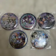 東京ディズニーシー 記念缶バッジセット　5個