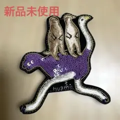 オリジナル動物刺繍ワッペン　ブローチ　鳥