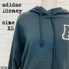 adidas アディダス Disney ディズニー パーカー 黒 XS 1216