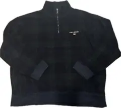 90s POLO SPORT ポロスポーツ フリース ハーフジップ 刺繍ロゴ