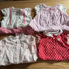 ⭐︎４点ミキハウス⭐︎ 70ロンパースセット女の子