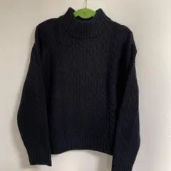 セブンデイズサンデイ　ケーブルニット　ハイネック