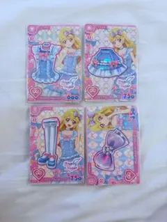 アイカツ アンコール アイスブルーフリルコーデ 4枚セット