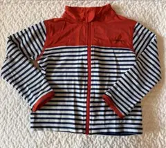 patagonia ラッシュガード 赤/青ストライプ 3T