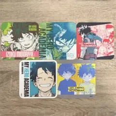 ヒロアカ原画展 アートコースター 緑谷出久 デク 5枚セット