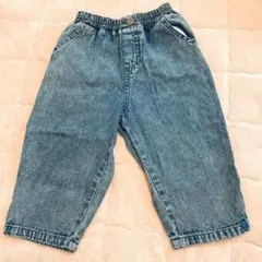 デニムパンツ ウエストゴム付き