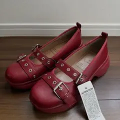 本日限定値下 未使用 GU rokh ロク コラボ メリージェーン シューズ L