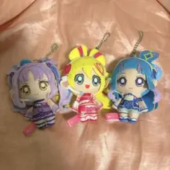キミとアイドルプリキュア(アイドル、ウィンク、キュンキュン)マスコット3セット