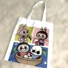 LABUBUラブブ キャンバストートバッグ