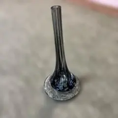 昭和レトロ ヴィンテージ ガラス花瓶 フラワーベース HAND CRAFT