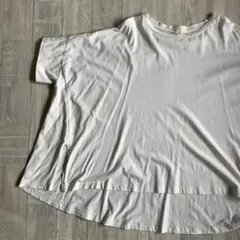 【earth music&ecology】白 ワイドシルエットTシャツ サイズFのサムネイル