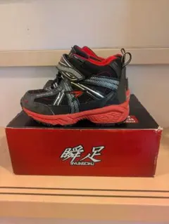 SYUNGDI ブラック/レッド ハイカットスニーカー