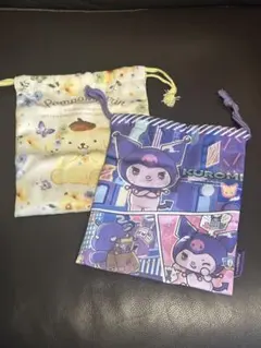 クロミちゃん　ポムポムプリン　巾着セット