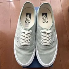 極美品　vans オーセンティック　アナハイム　スエード　グリーン　2012 極美品 vans オーセンティック アナハイム スエード グリーン