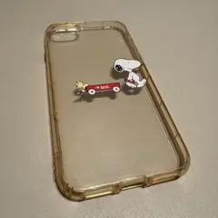 スヌーピー iPhoneケース クリア iPhoneSE/7/8/SE2/SE3