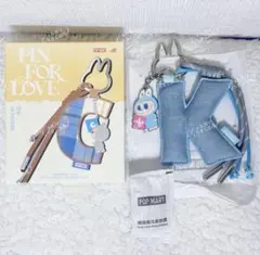 ラブブ PIN FOR LOVE イニシャル キーリング ペンダント 【K】