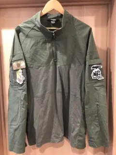 ミリタリー シャツ オリーブグリーン ジャケット　古着