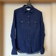 AUTHENTIC WEAR ネイビー 長袖シャツ