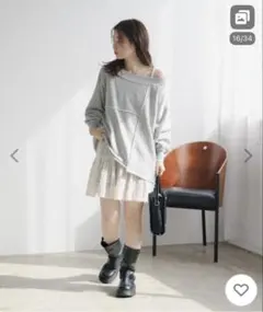 kastane♡カスタネ♡トレーナースウェット♡カジュアル♡のサムネイル