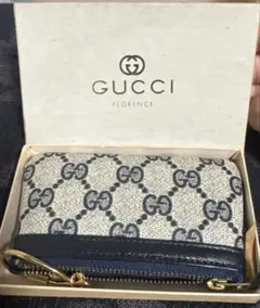 GUCCI GGパターン ポーチ 小銭入れ　箱付き