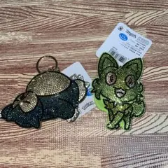 ポケモン キーホルダー ライトストーン カビゴン ニャオハ 新品 未使用