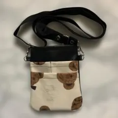 ストラップ付き　ナースポーチ　ナースポケット オーガナイザー　ソフトペンケース