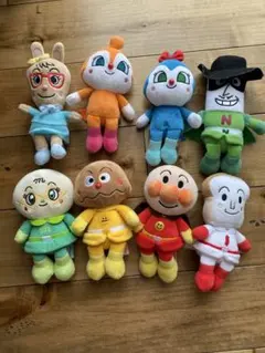 アンパンマンプリちぃビーンズ ぬいぐるみ 8体セット