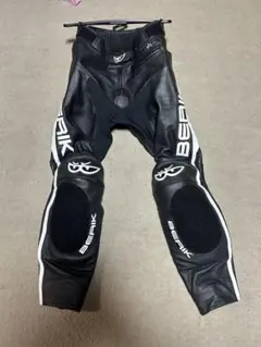 新品未使用 BERIK バンクセンサー付レザーパンツ 黒/白 XLW 新品未使用 BERIK バンクセンサー付レザーパンツ 黒/白 XLW