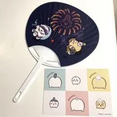 ちいかわ ノベルティ2種セット ミニうちわ ポストカード