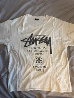 Stüssy ホワイト Tシャツ Lサイズ