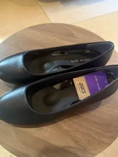 asics Lady worker ブラックパンプス