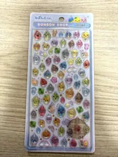 正規品　ボンボンドロップシールmini しずくちゃん　しずくの森のなかまたち