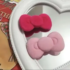 リボン ヘアピン キティ サンリオ