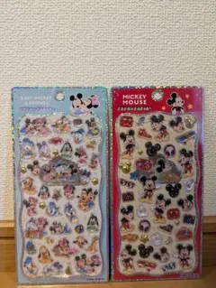 ディズニー プチドロップステッカー ベビーミッキー ミッキー 2枚セット