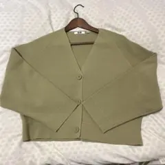 UNIQLO U ライトグリーン カーディガン M