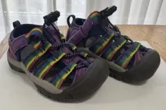 キーン KEEN 16.0cm マルチ x パープル サンダル