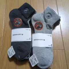 【新品未使用】コンバース3色ソックス6足セット