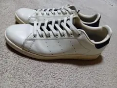 最終値下げadidas Stan Smith ホワイト・レザー/ネイビー・デニム
