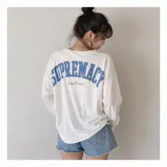 SUGGESTION M ロンT バックロゴ ビッグロゴ Mのサムネイル