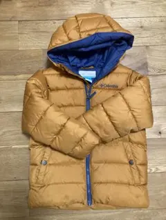 Columbia オレンジ フード付き中綿コート